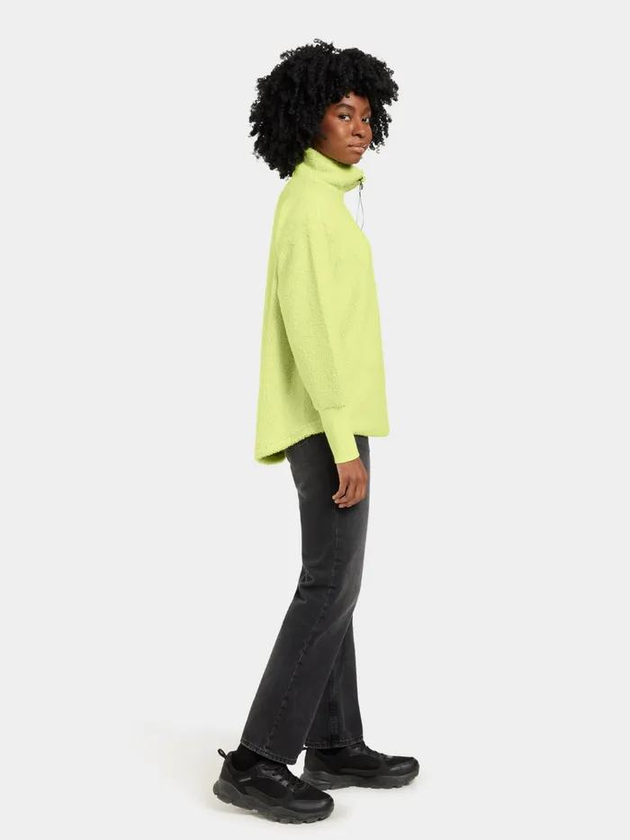 Women Monia Half Zip Light Avocado Didriksons Spring Jackets