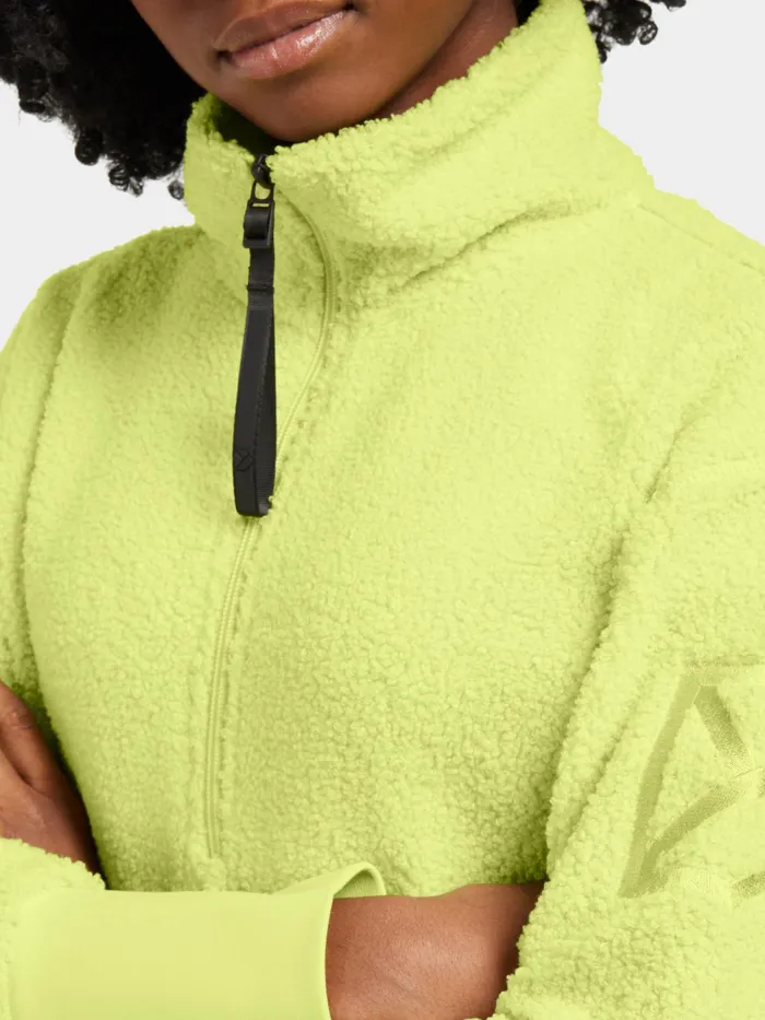 Women Monia Half Zip Light Avocado Didriksons Spring Jackets