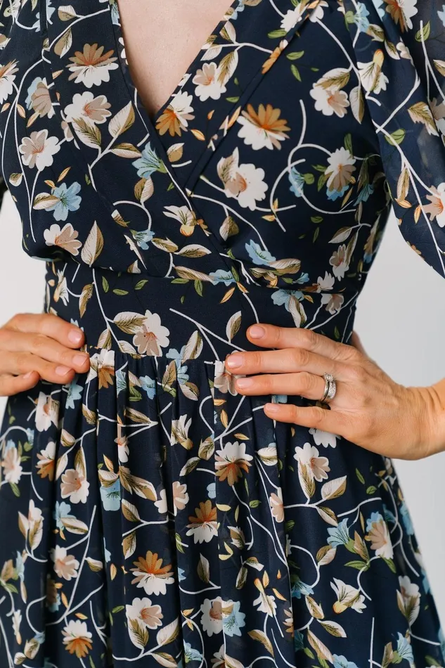 Women Mother Of The Bride Baltic Born Katherine Maxi Dress Dark Blue Floral Women Mother Of The Bride Baltic Born Katherine Maxi Dress Dark Blue Floral