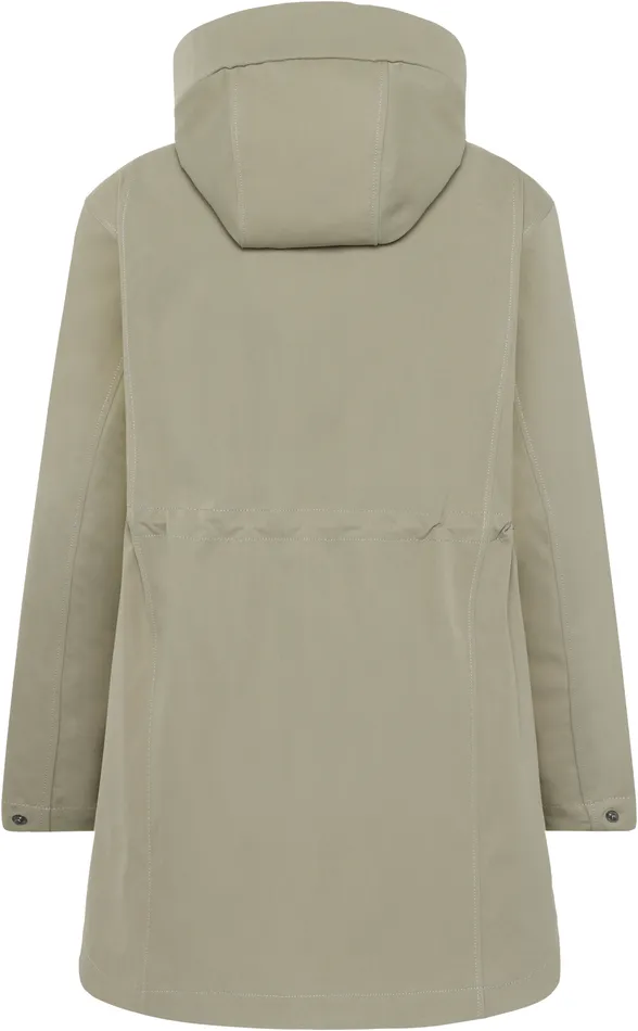 Women Naomi Parka Mistel Green Didriksons Spring Jackets