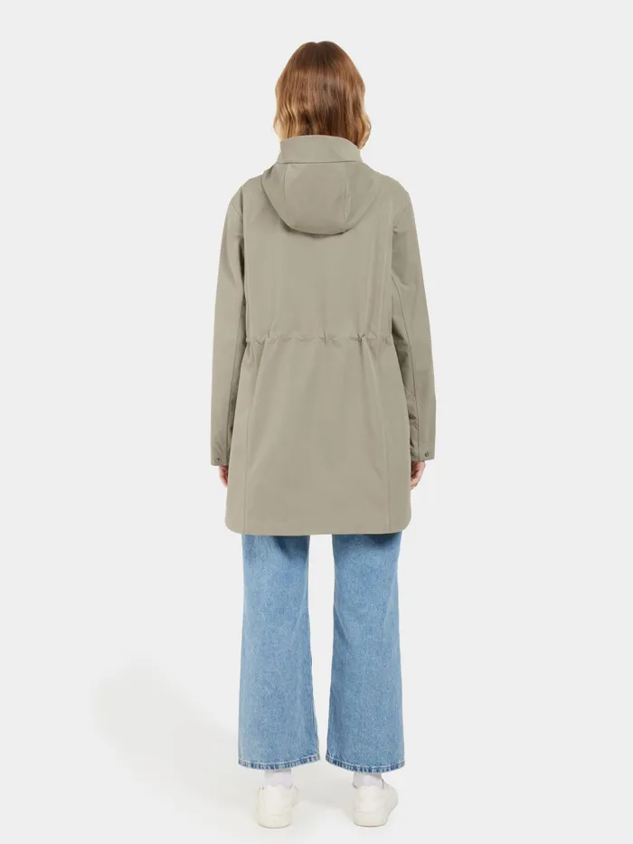 Women Naomi Parka Mistel Green Didriksons Spring Jackets
