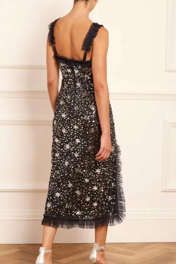 Women Needle and Thread Shooting Stars Cami Ballerina Dress Black Women Needle and Thread Shooting Stars Cami Ballerina Dress Black
