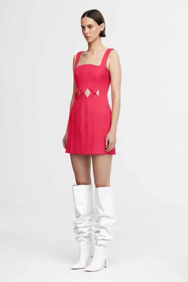 Women NEWBEWICK MINI DRESS Berry Pink Acler Pink Dresses