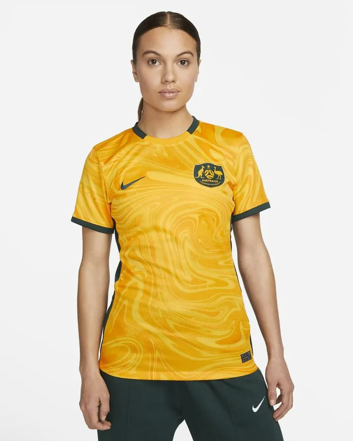Women Nike All Clothing Australia 2023 Stadium Home Varsity Maizepro Greenpro Green