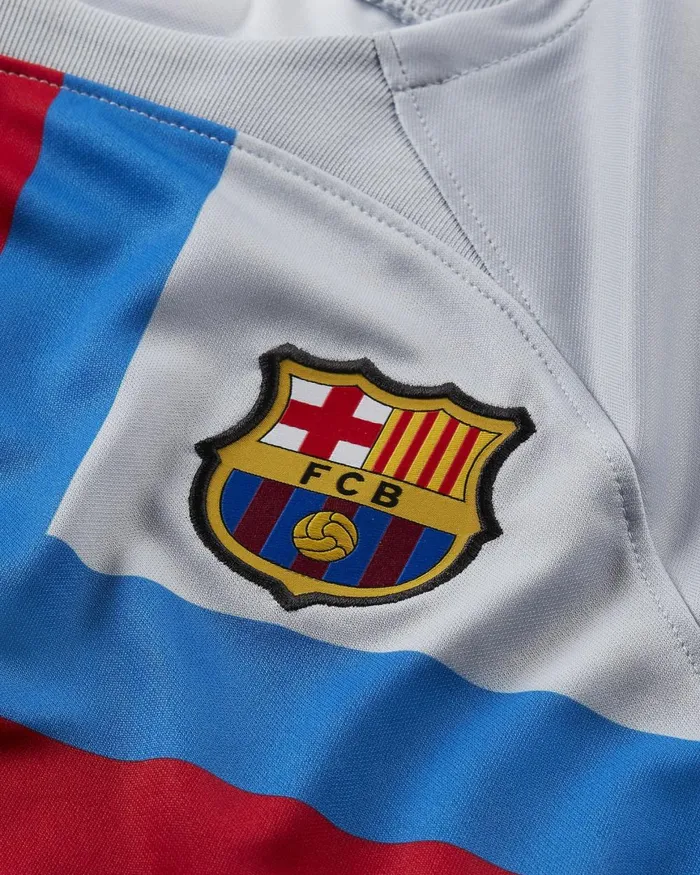 Women Nike All Clothing FC Barcelona 202223 Stadium Third Sky Greysignal Blueblack