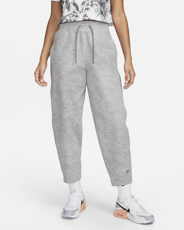 Women Nike All Clothing Forward Trousers Smoke Greyheatherlight Smoke Greycool Grey