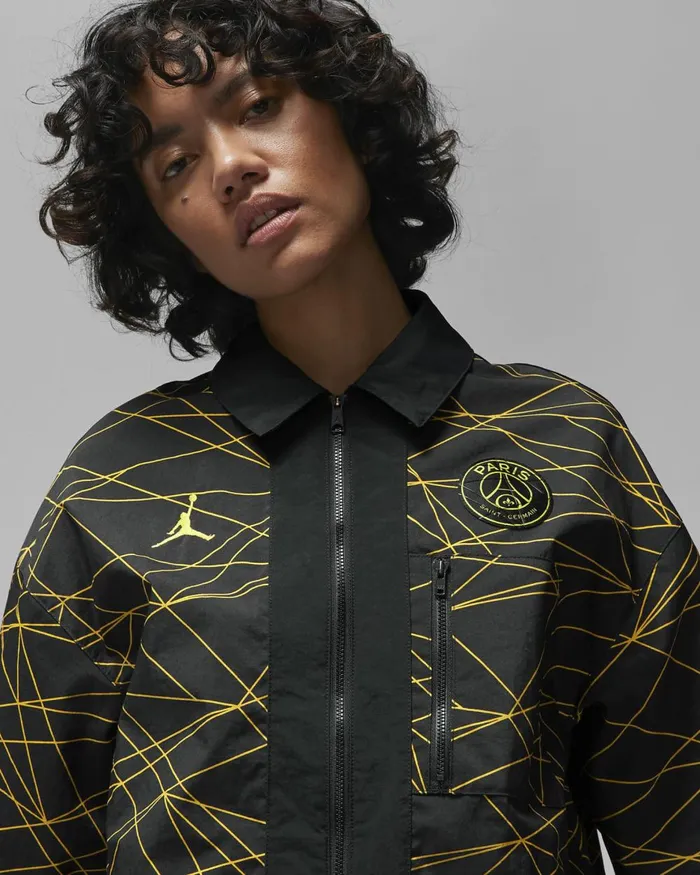 Women Nike All Clothing Paris SaintGermain Blacktour Yellow
