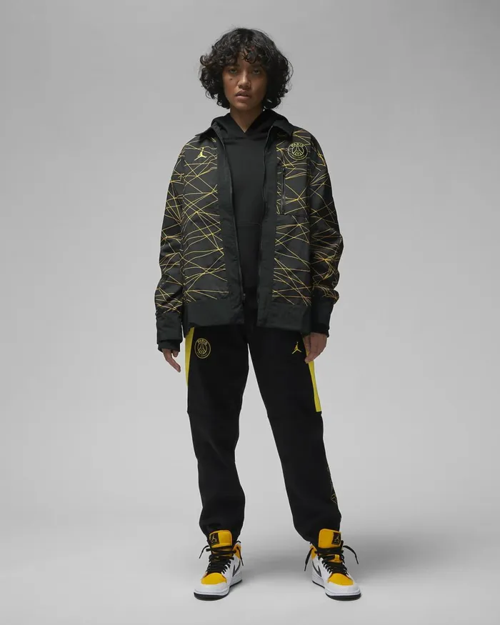 Women Nike All Clothing Paris SaintGermain Blacktour Yellow