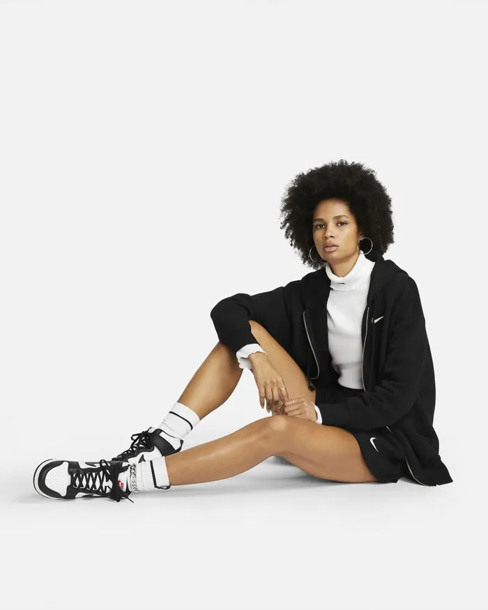 Women Nike All Clothing Sportswear Phoenix Fleece Blacksail