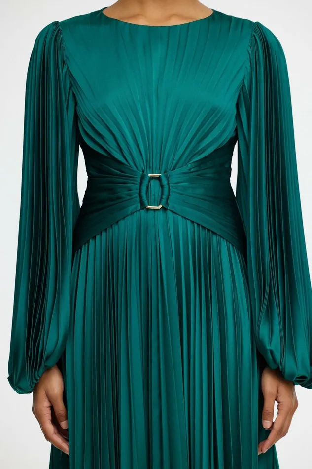 Women NORSEMAN MIDI DRESS Myrtle Green Acler Midi Dresses