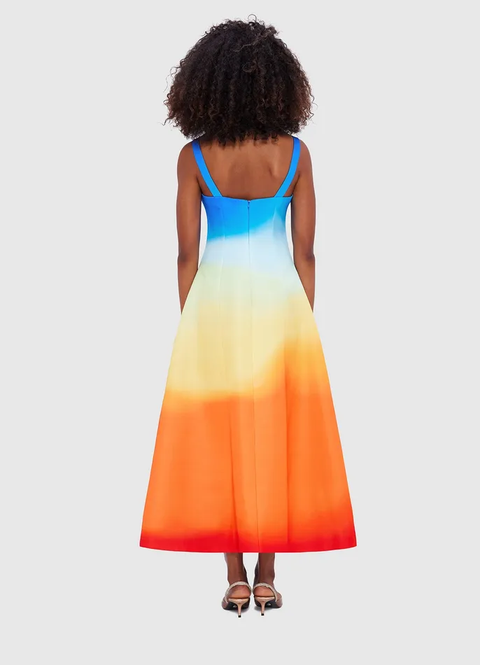 Women Odette Midi Dress 8211 Enigma Dresses and Jumpsuits LEO LIN