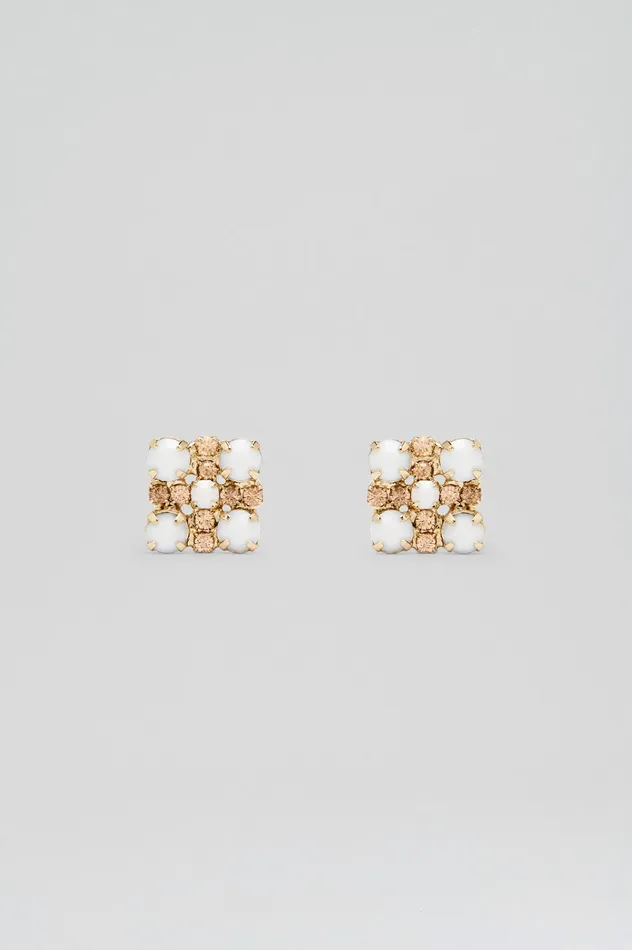 Women OPAL STRASS STUDS CHALK Jewelry Scanlan Theodore Women OPAL STRASS STUDS CHALK Jewelry Scanlan Theodore