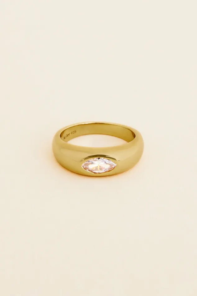 Women OTTIS ROCK RING Gold Acler Jewellery