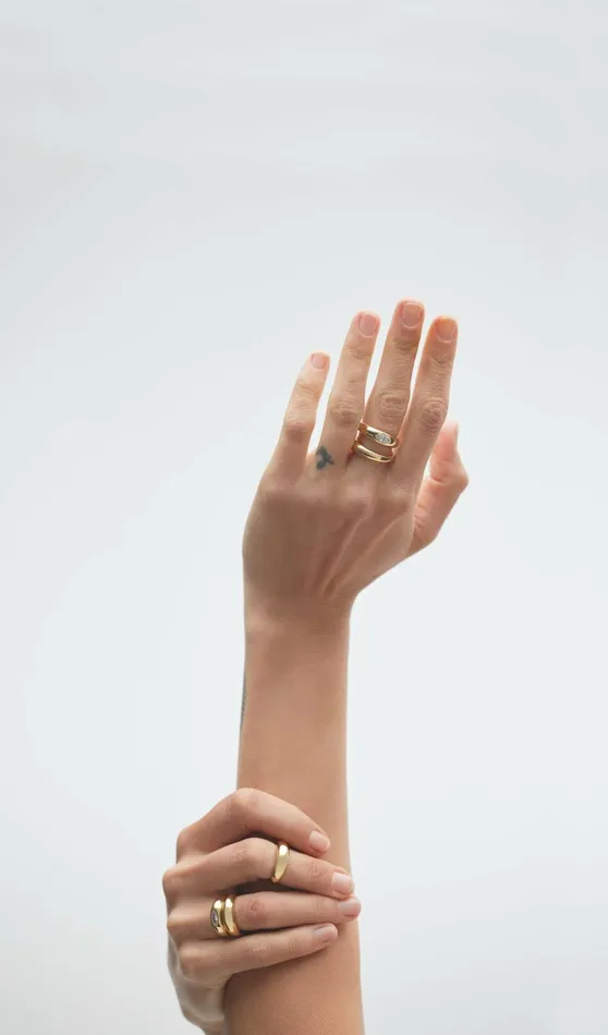 Women OTTIS ROCK RING Gold Acler Jewellery