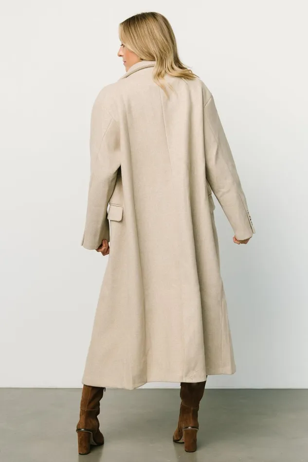 Women Outerwear Baltic Born Anderson Double Breasted Coat Natural Women Outerwear Baltic Born Anderson Double Breasted Coat Natural