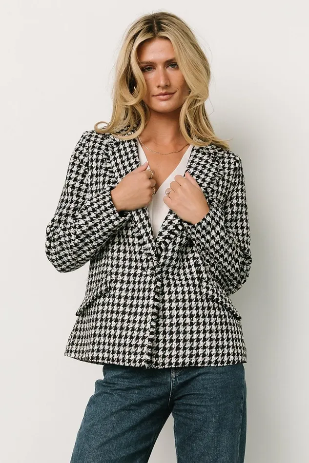 Women Outerwear Baltic Born Ginerva Blazer Black Ivory