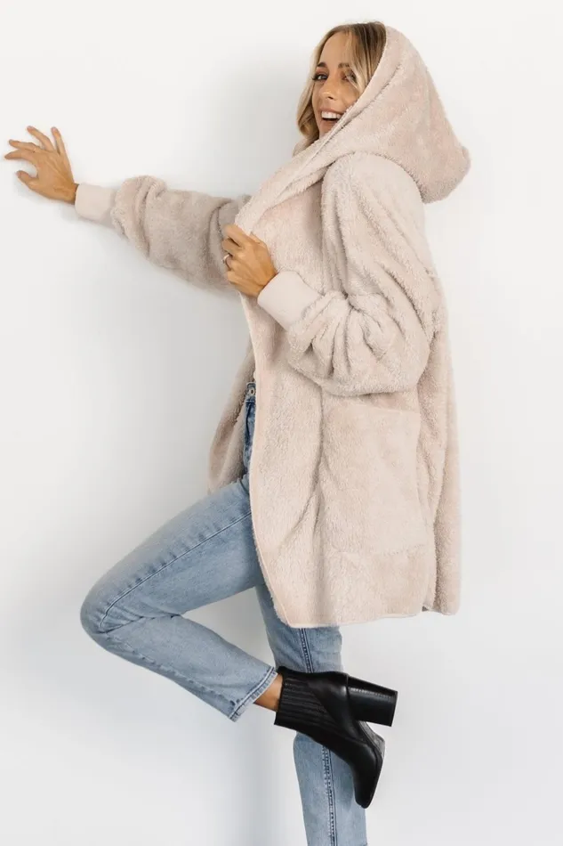 Women Outerwear Baltic Born Melrose Teddy Jacket Oatmeal Women Outerwear Baltic Born Melrose Teddy Jacket Oatmeal