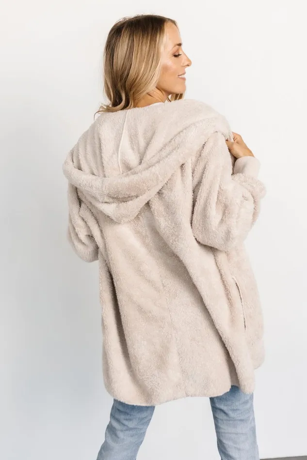 Women Outerwear Baltic Born Melrose Teddy Jacket Oatmeal Women Outerwear Baltic Born Melrose Teddy Jacket Oatmeal