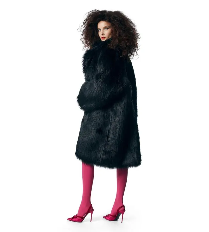 Women Outerwear Tom Ford Faux Fur Coat Black Women Outerwear Tom Ford Faux Fur Coat Black