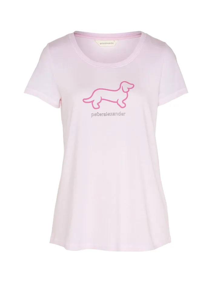 Women PA Classic Penny Tee Navy Peter Alexander Classic Tops
