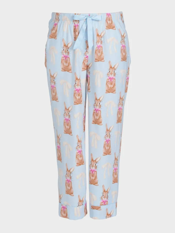 Women PA Plus Bow Bunny Bamboo Flannelette Classic Pj Pant Multi Peter Alexander Pants