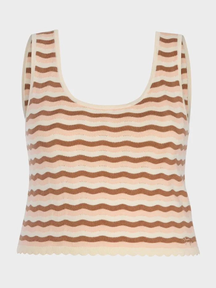 Women PA Plus Knit Crop Multi Peter Alexander Tops