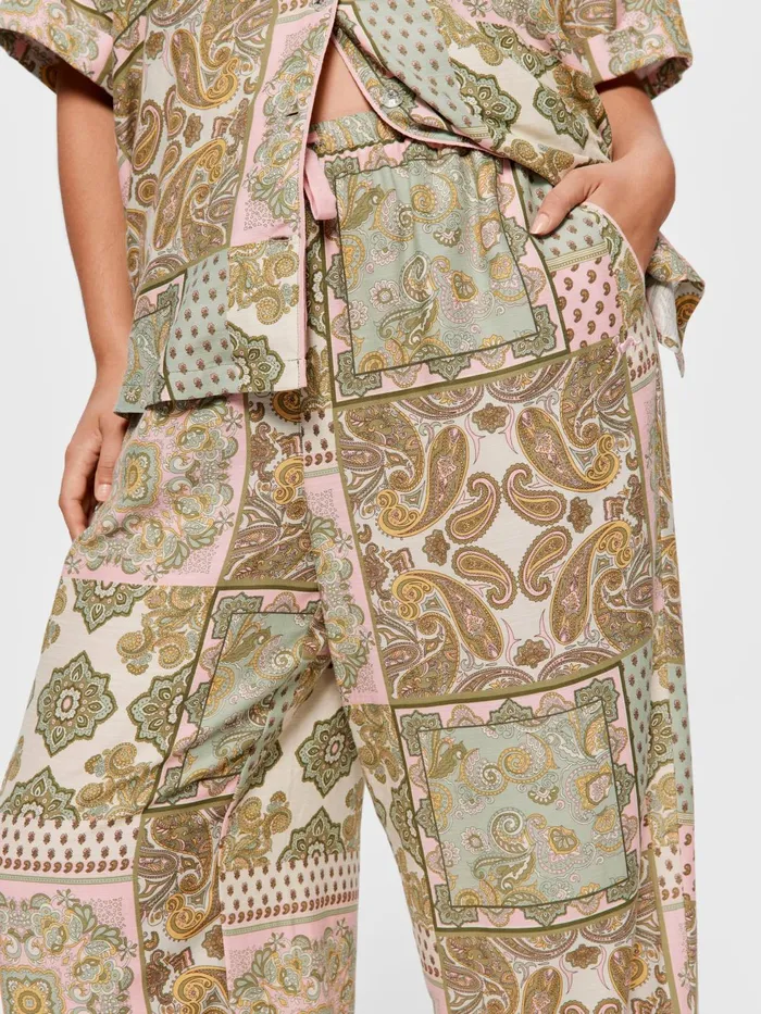 Women PA Plus Paisley Long Wide Leg Pj Pant Multi Peter Alexander Pants