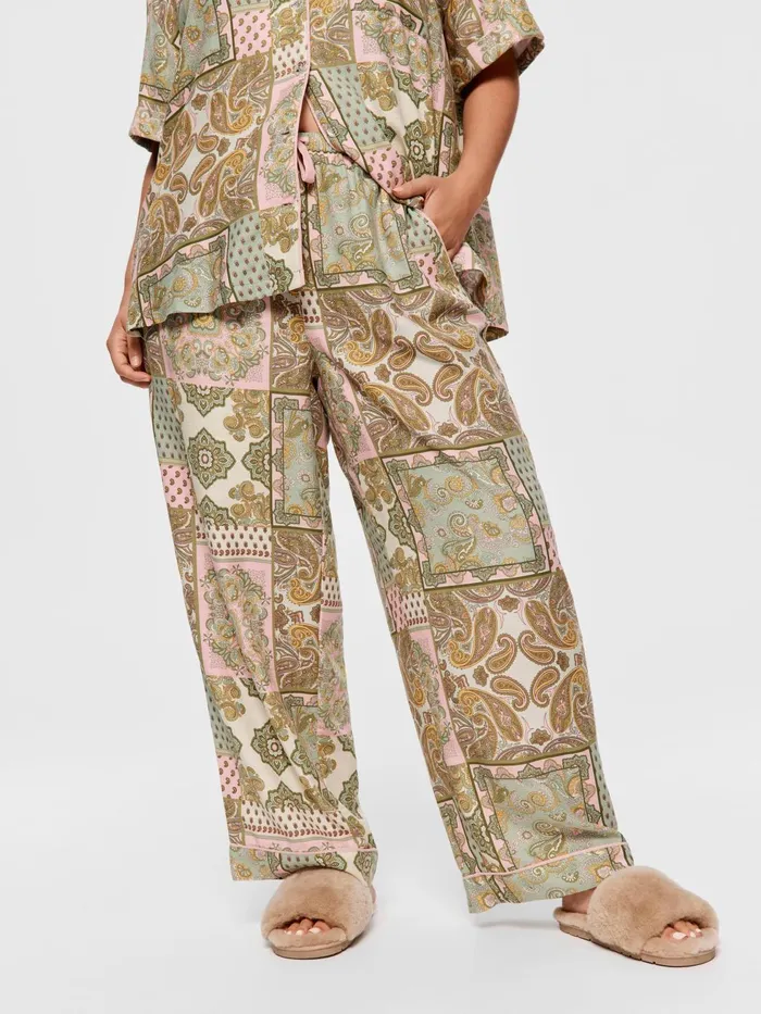 Women PA Plus Paisley Long Wide Leg Pj Pant Multi Peter Alexander Pants