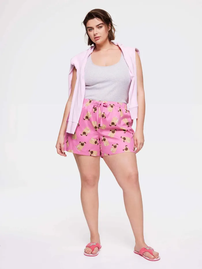 Women PA Plus Pug Short Multi Peter Alexander Shorts