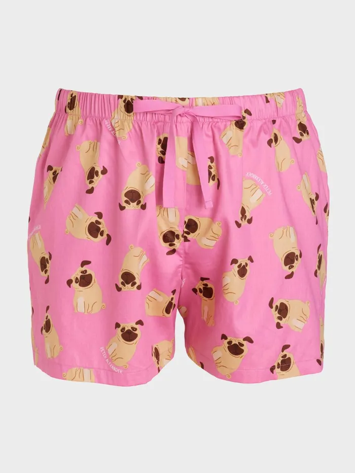 Women PA Plus Pug Short Multi Peter Alexander Shorts