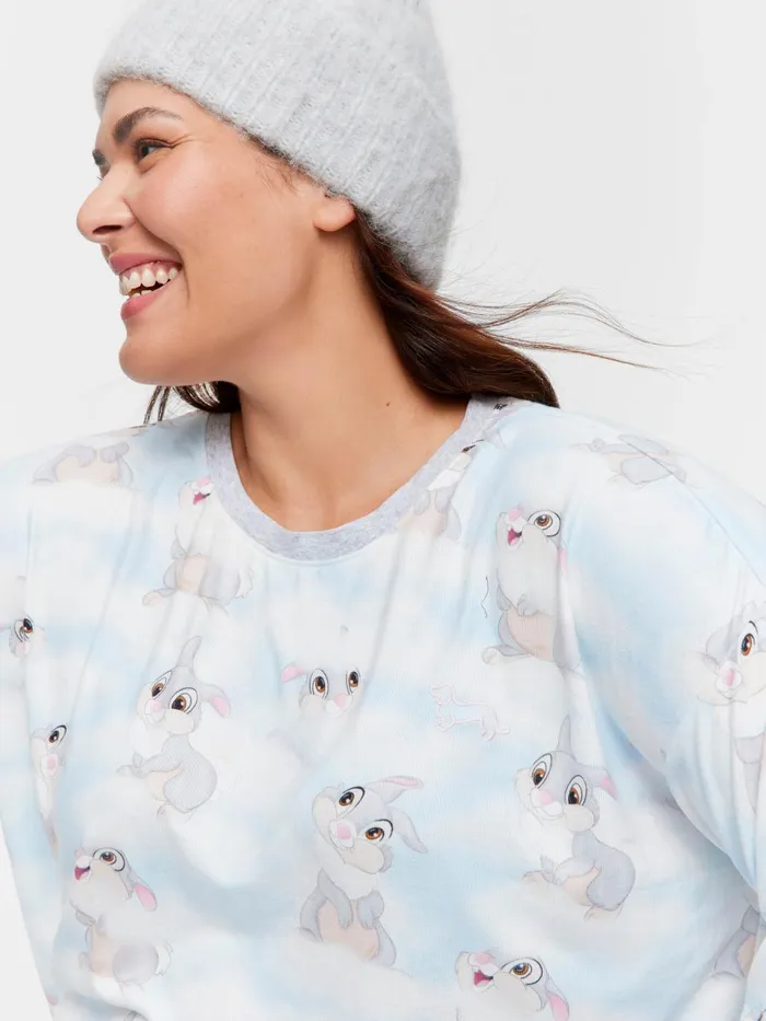 Women PA Plus Thumper Plush Long Pj Set Multi Peter Alexander Sets and Onesies