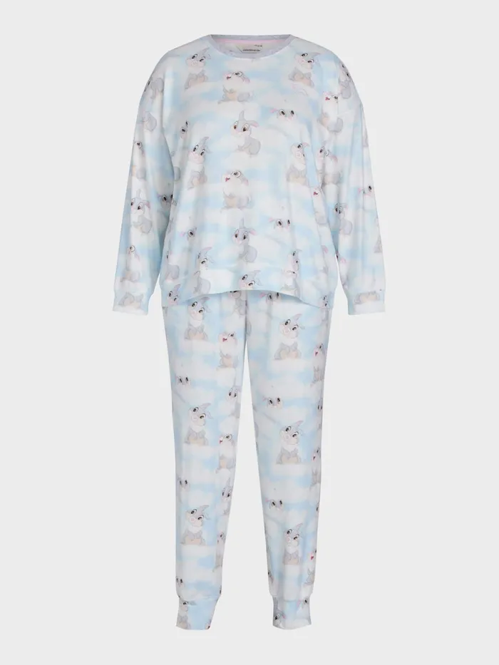 Women PA Plus Thumper Plush Long Pj Set Multi Peter Alexander Sets and Onesies