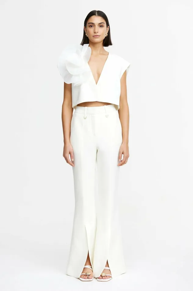 Women PADWORTH PANT Ivory Acler Pants