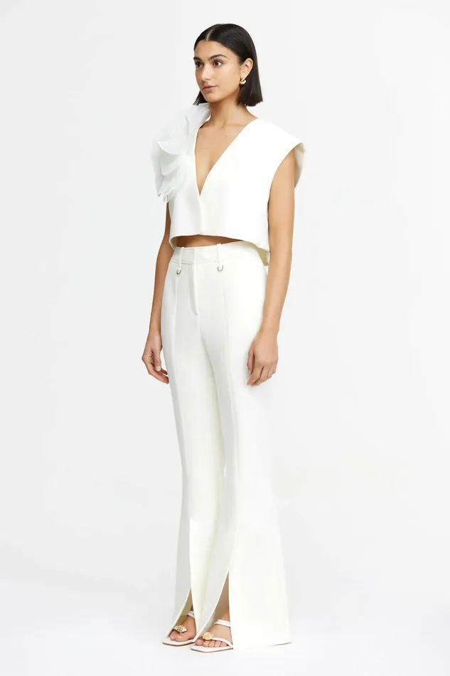 Women PADWORTH PANT Ivory Acler Pants