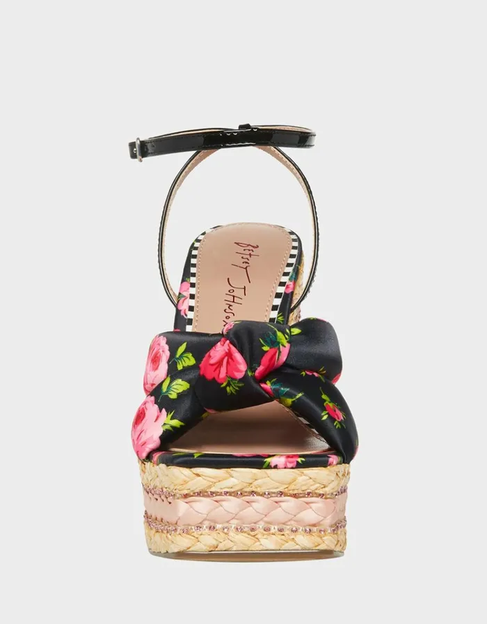 Women PANSIE BLACK MULTI Black Multi Betsey Johnson