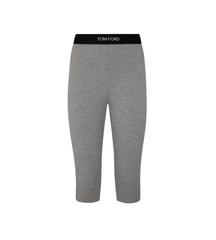 Women Pants and Shorts Tom Ford Modal Yoga Pant Grey Melange