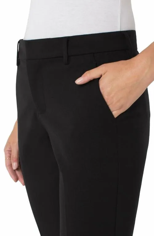 Women Pants Liverpool Los Angeles Kelsey Knit Trouser Super Stretch Black