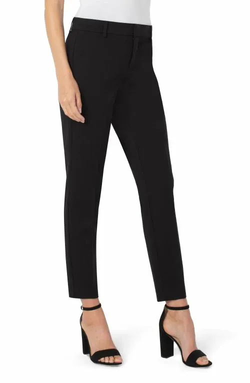Women Pants Liverpool Los Angeles Kelsey Knit Trouser Super Stretch Black