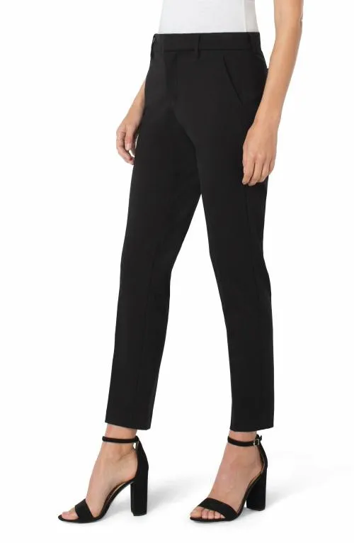 Women Pants Liverpool Los Angeles Kelsey Knit Trouser Super Stretch Black