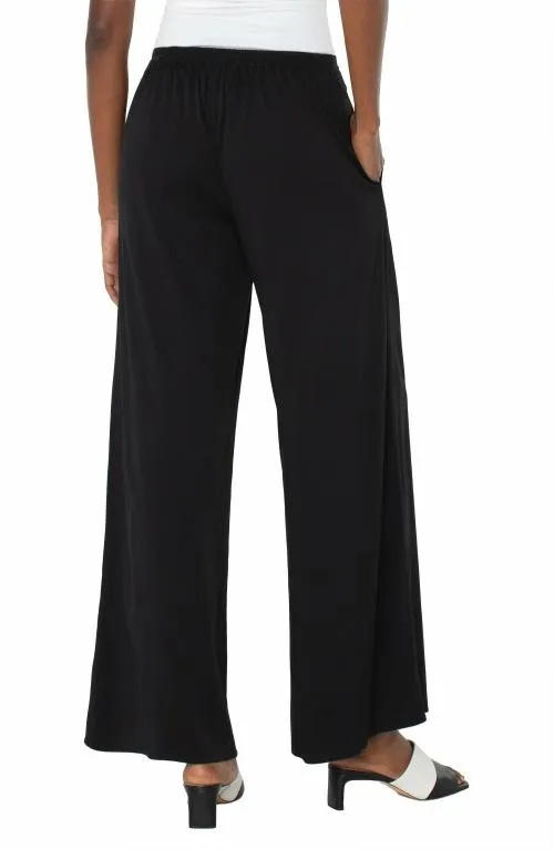 Women Pants Liverpool Los Angeles Pullon Palazzo Pant Black