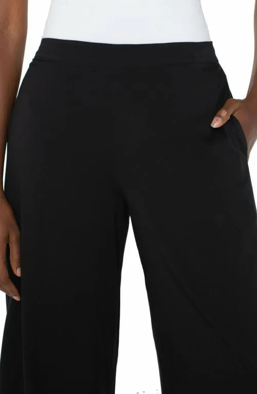 Women Pants Liverpool Los Angeles Pullon Palazzo Pant Black