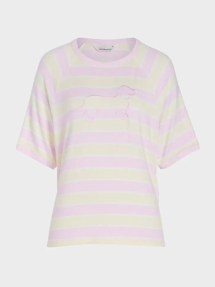 Women Pastel Fuzzy Oversized Tee Multi Peter Alexander Tops