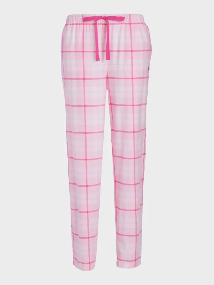 Women Pink Check Classic Pj Pant Multi Peter Alexander Pants