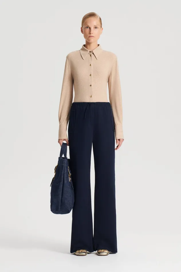 Women POCKET CARGO NAVY Trousers Scanlan Theodore