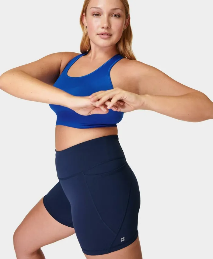 Women Power 4034 Cycling Shorts Navy Blue Sweaty Betty Shorts Skirts