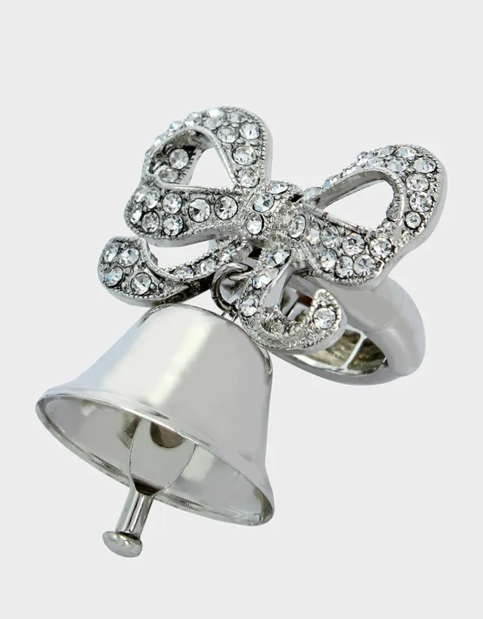 Women PRENUP BELL RING CRYSTAL Betsey Johnson Women PRENUP BELL RING CRYSTAL Betsey Johnson