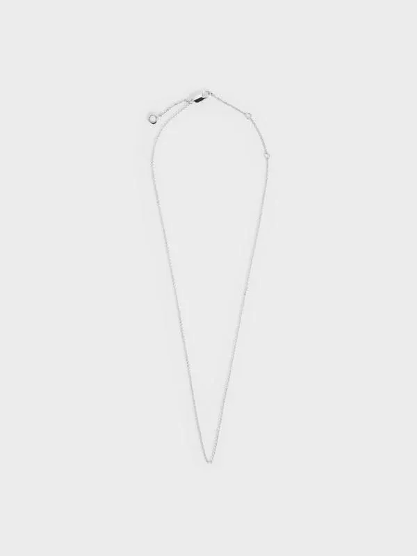 Women Princess Chain Necklace 8211 Silver CHARLES and KEITH Necklaces