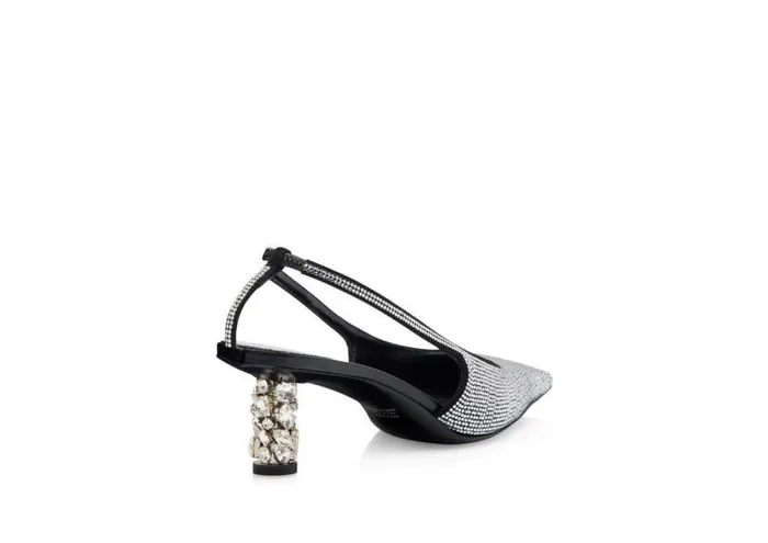 Women Pumps Tom Ford Crystal Stone Bejewelled Slingback Crystal Women Pumps Tom Ford Crystal Stone Bejewelled Slingback Crystal