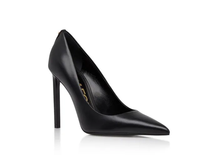 Women Pumps Tom Ford Leather T Screw Pump Black Women Pumps Tom Ford Leather T Screw Pump Black