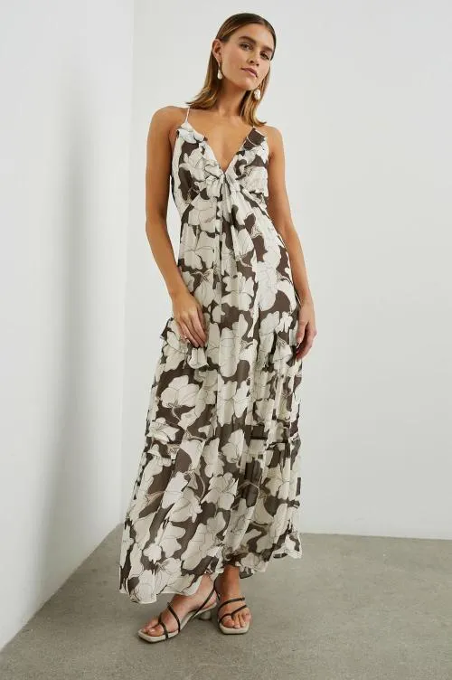 Women Rails Dresses and Rompers Boa Dress Mocha Floral